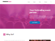 Tablet Screenshot of pinkbowevent.com